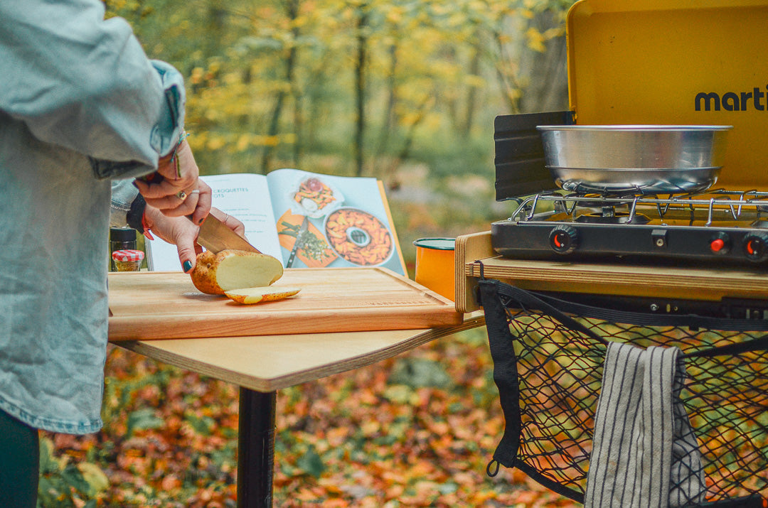 How do you cook on a roadtrip when you're traveling light?