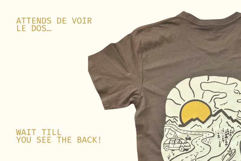 Brown Graphic T-Shirt – 100% Cotton | Vanpackers