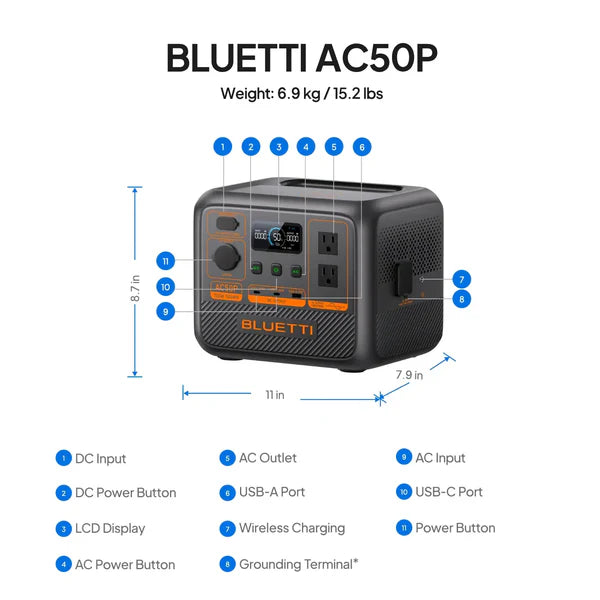 Battery Pack for Camping AC50P