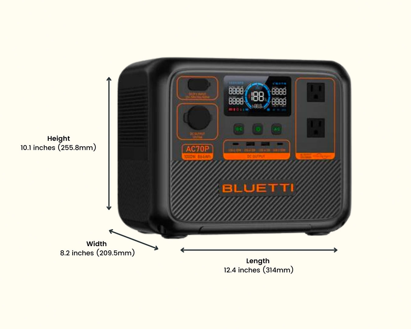 AC70P - Portable power station | BLUETTI