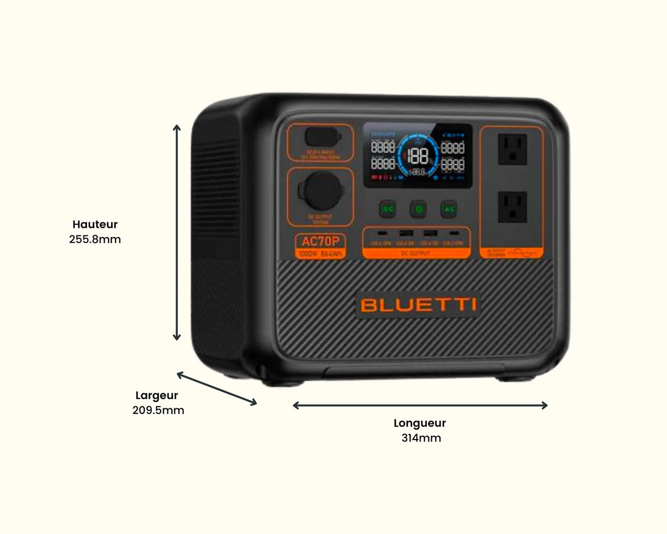 AC70P - Portable power station | BLUETTI