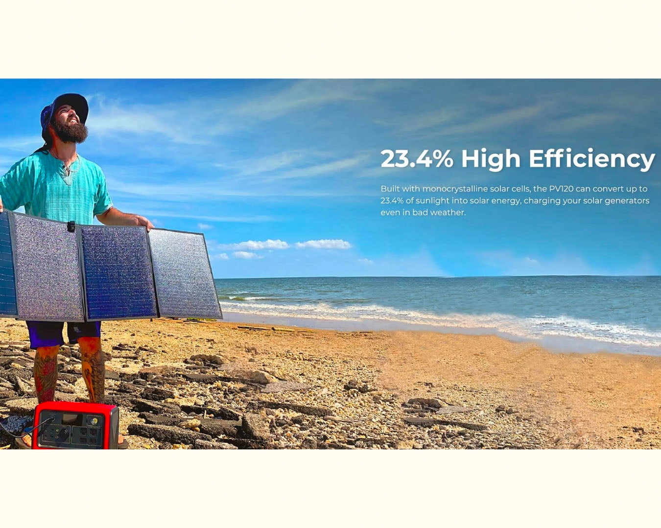 PV120 - Panneau solaire pliable | BLUETTI