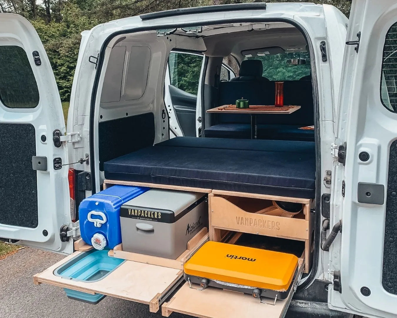 Vanpackers Cargo Van kitchen