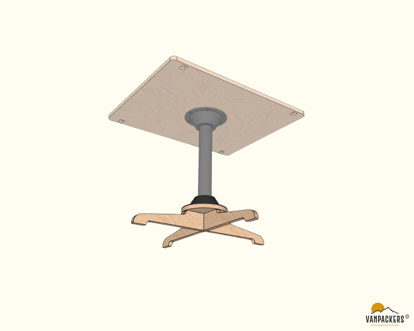 Outdoor table stand l Vanpackers®