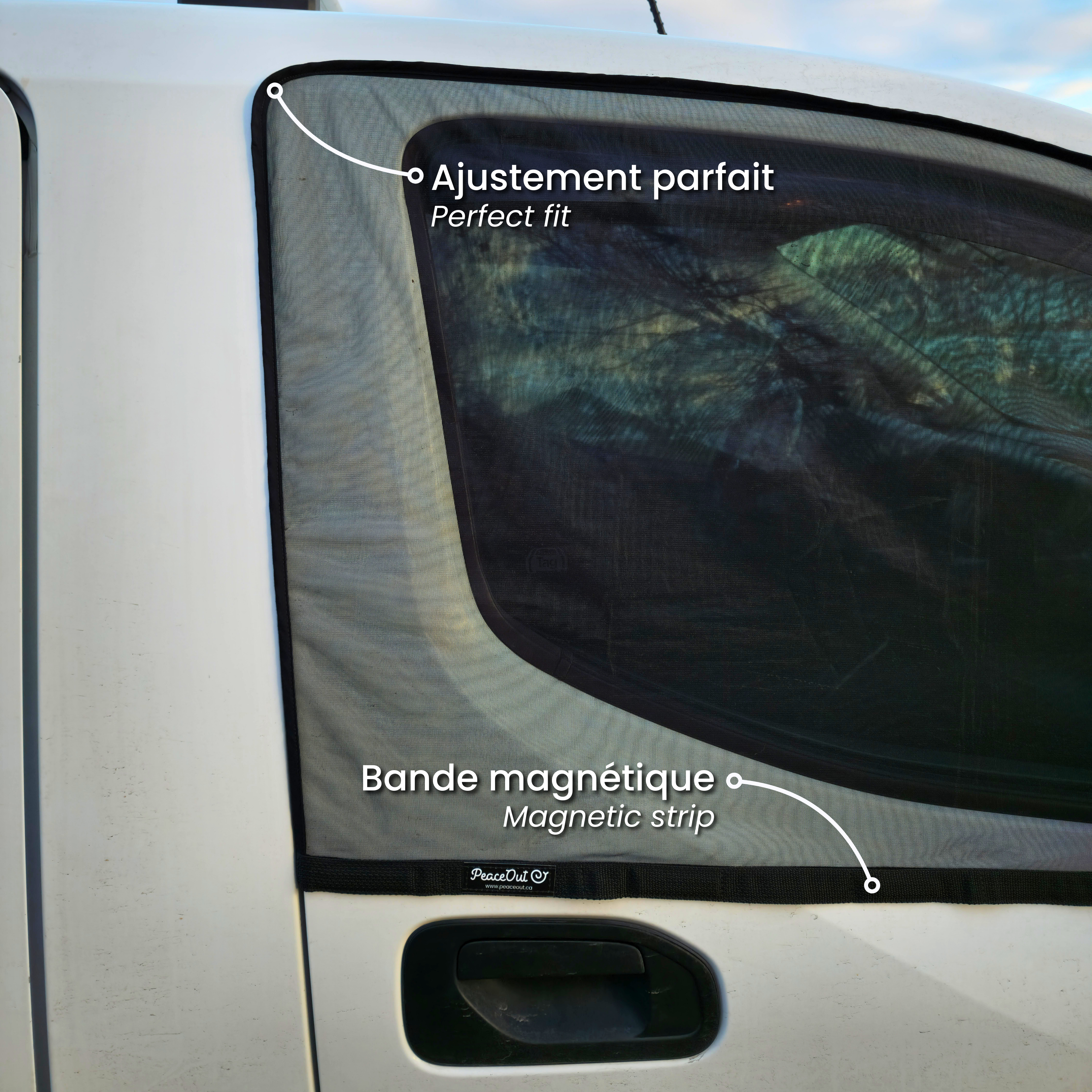 Front & Sliding Doors Bug Screens for Dodge Grand Caravan