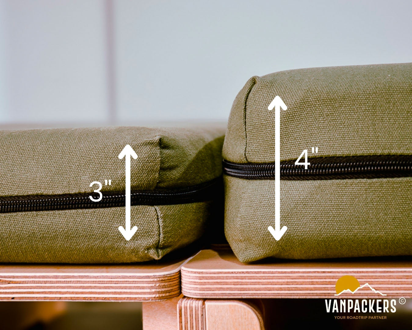 Ensemble de matelas pour kit de conversion minivan | Vanpackers®