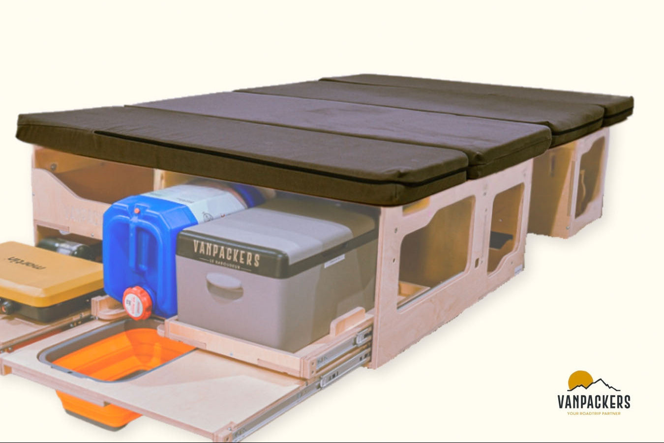 Ensemble de matelas 3" pour kit de conversion fourgonnette | Vanpackers®