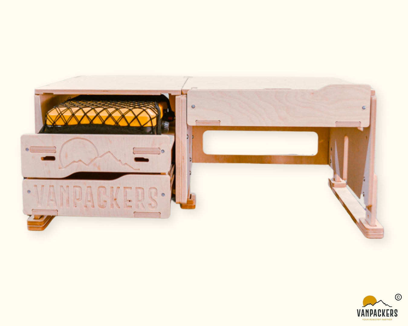 Kitchen Box & Box Plus - Trunk kitchen | Vanpackers®