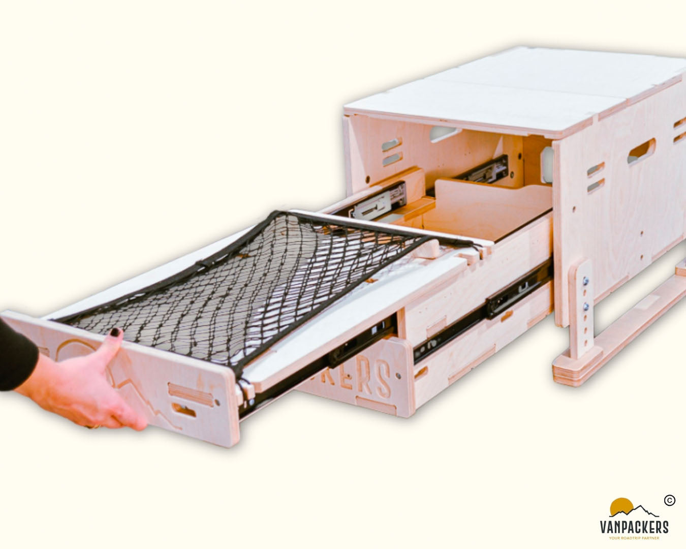 Kitchen Box & Box Plus - Trunk kitchen | Vanpackers®