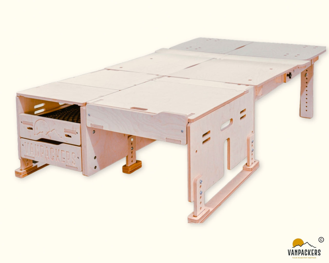 Structure Camping pour voiture - Kit de conversion | VANPACKERS®