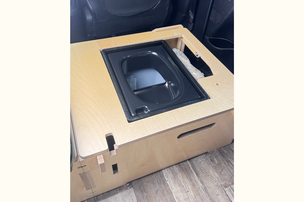 OPTION | Ensemble toilette BOXIO et adaptation pour kit minivan | Vanpackers®