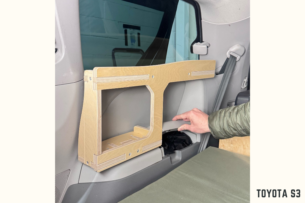 Duo d’étagères pour minivan - Toyota Sienna | Vanpackers®