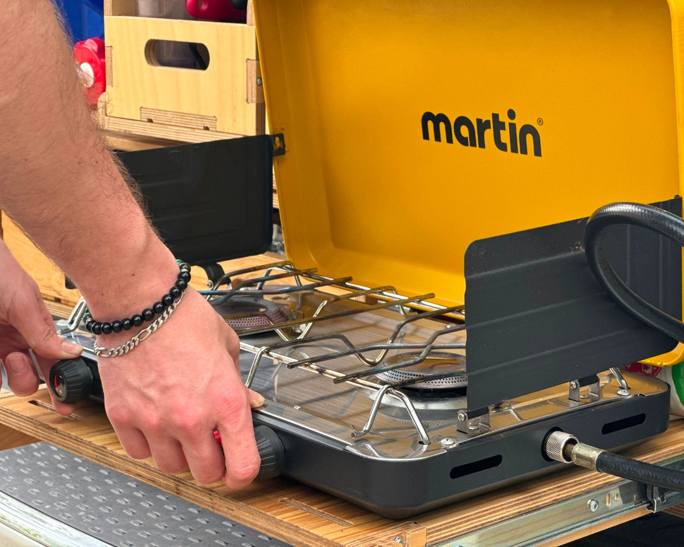 gas for camping stoves Martin Two-Burner Camping Stove - Portable Cooking