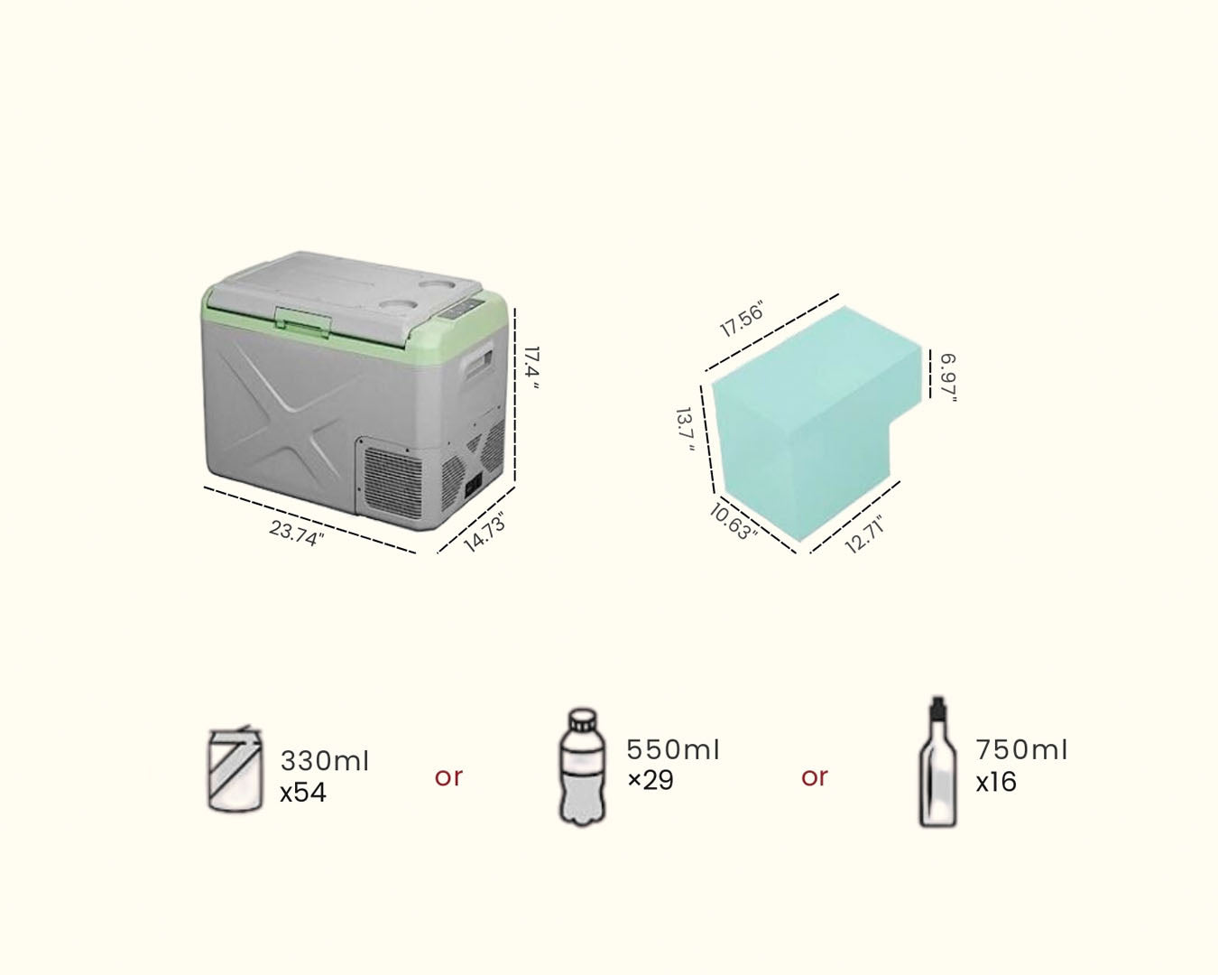 Alpicool X40 - 12V Electric cooler | VANPACKERS®