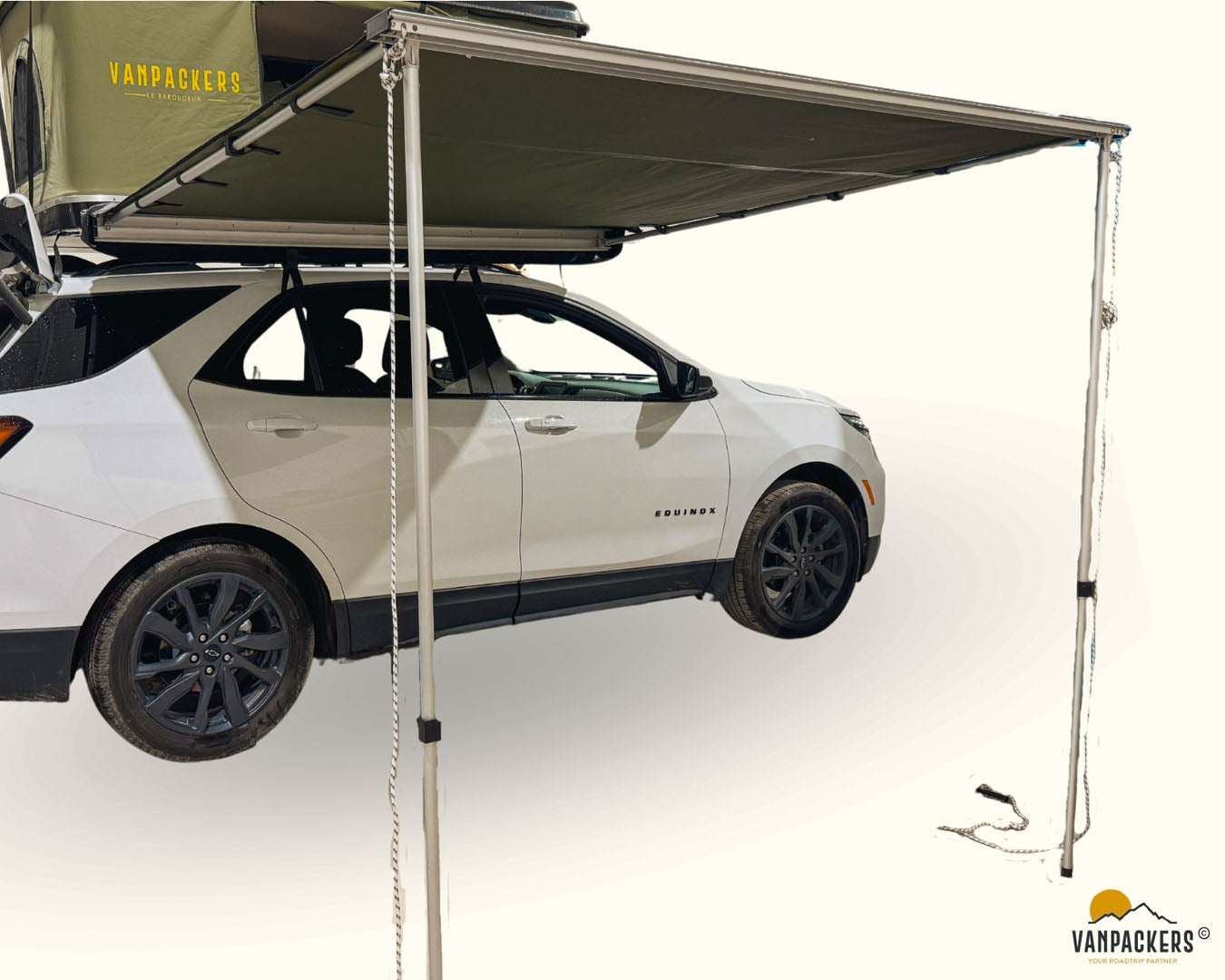 Side awning for minivans, SUV and other vehicles | Vanpackers®