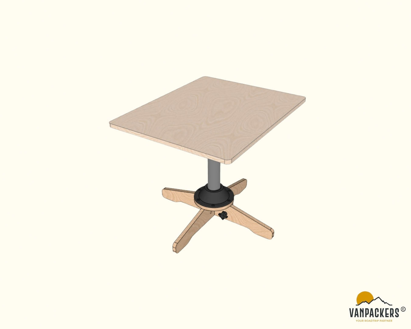 Outdoor table stand l VANPACKERS®