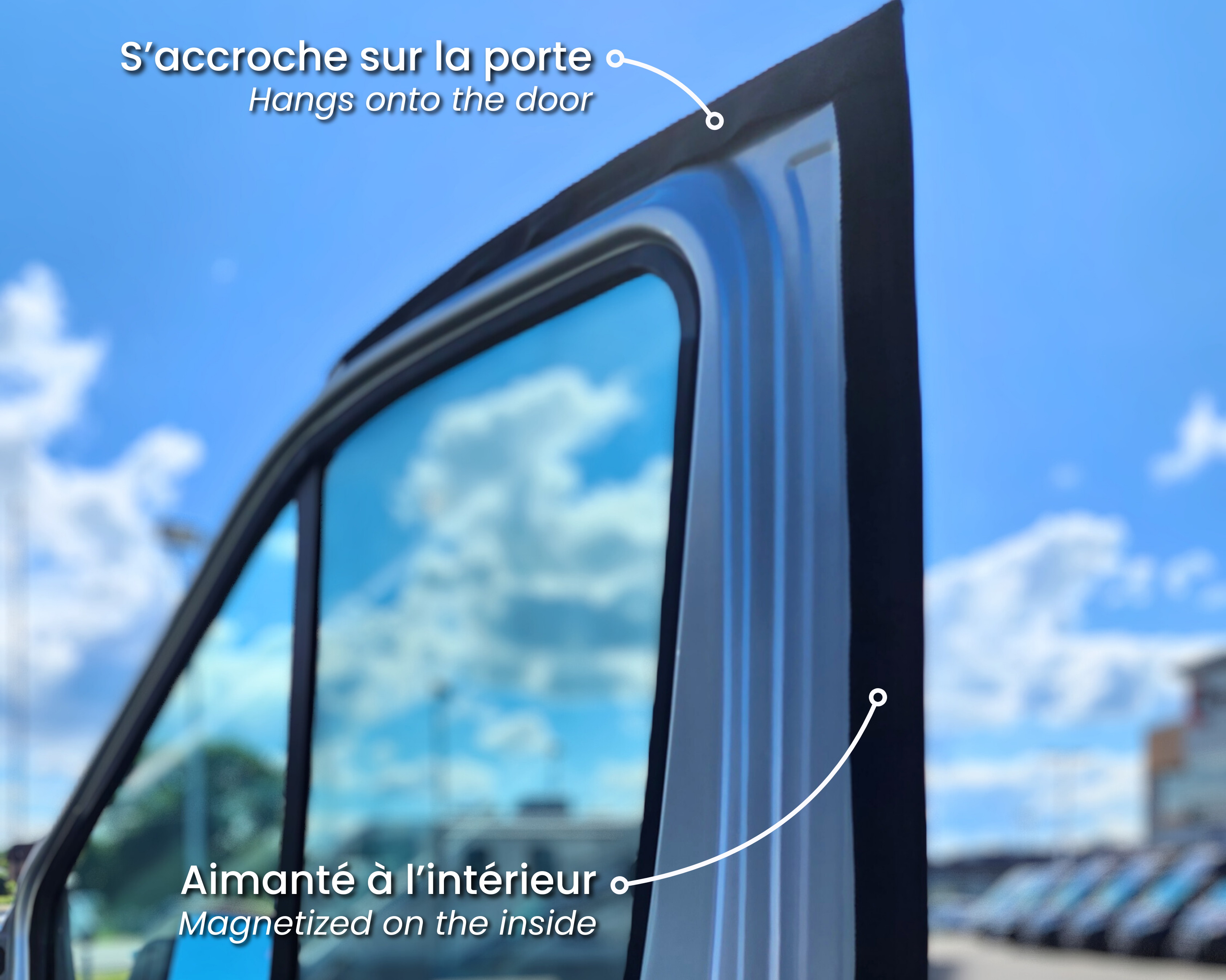 Front Doors Bug Screens for Ford Transit Connect