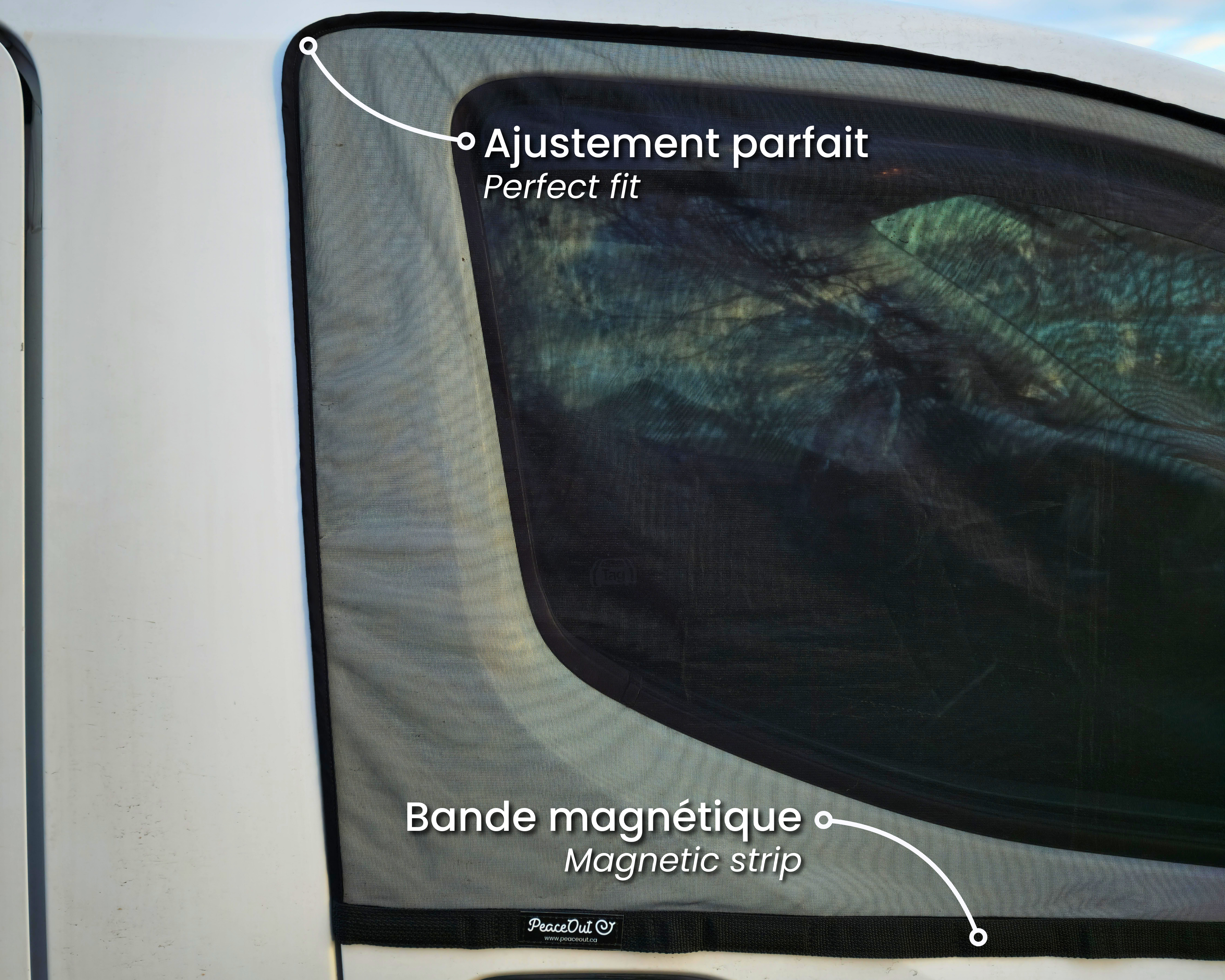 Front & Sliding Doors Bug Screens for Kia Carnival