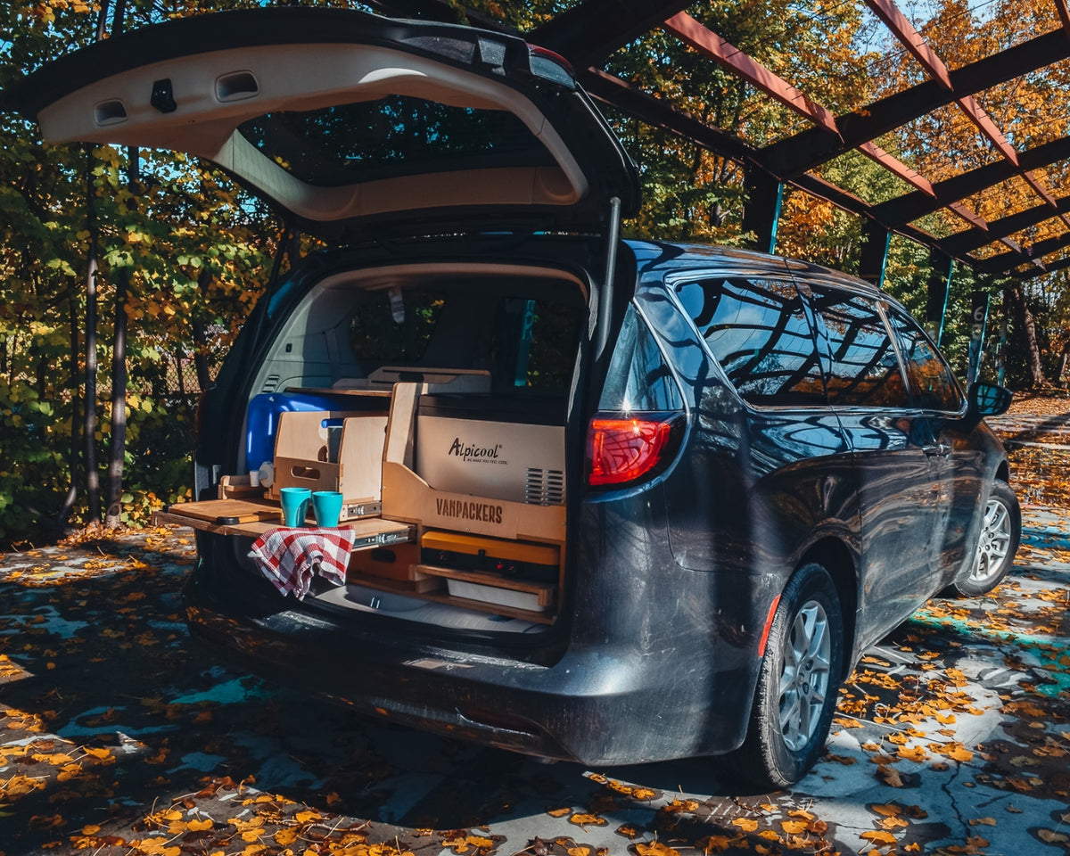 Module For Minivan Minivan Camper Conversion Kit | Canadian Road Trip Ready | Vanpackers®