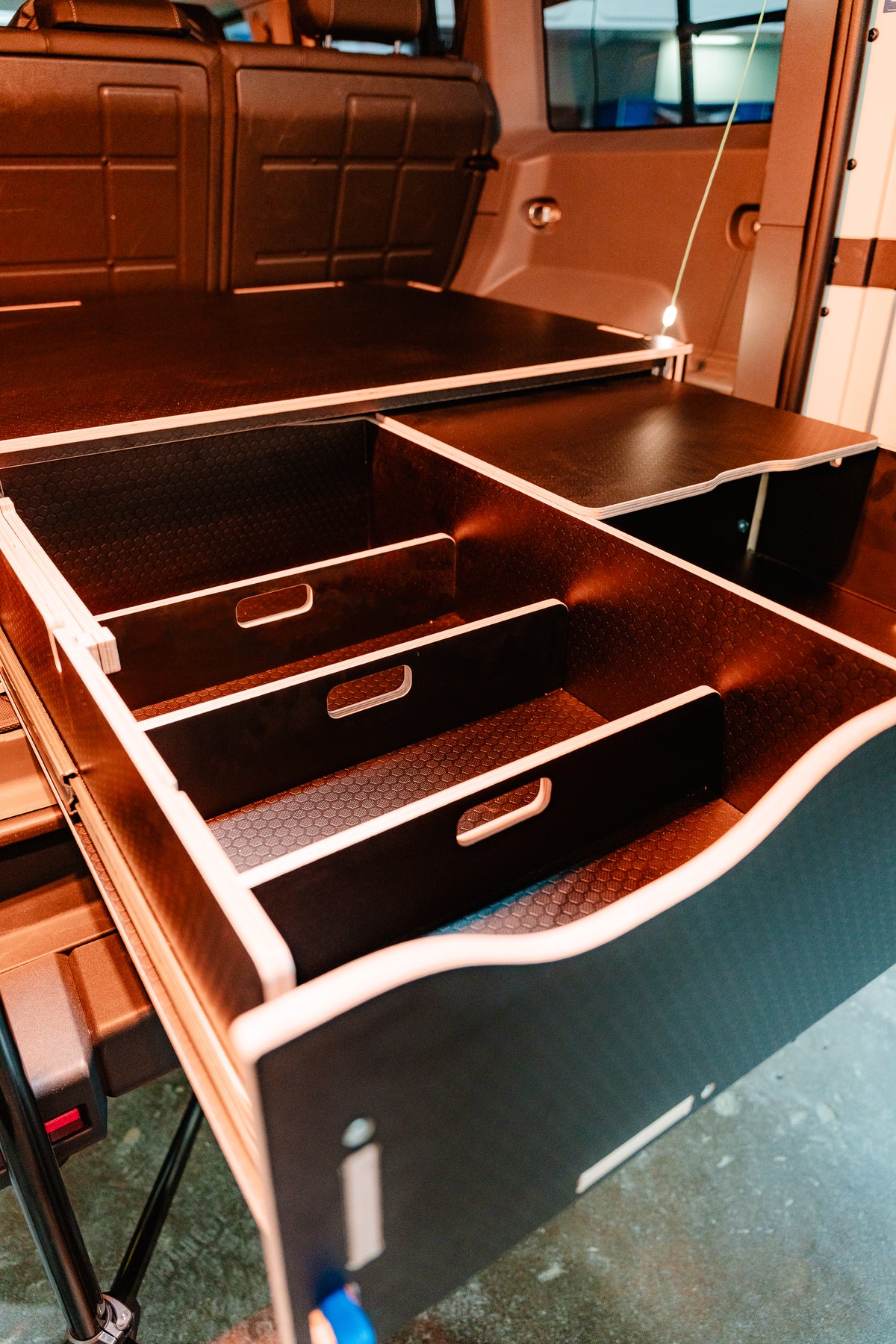 Modular DIY trunk storage box - Go-Overland X Vanpackers