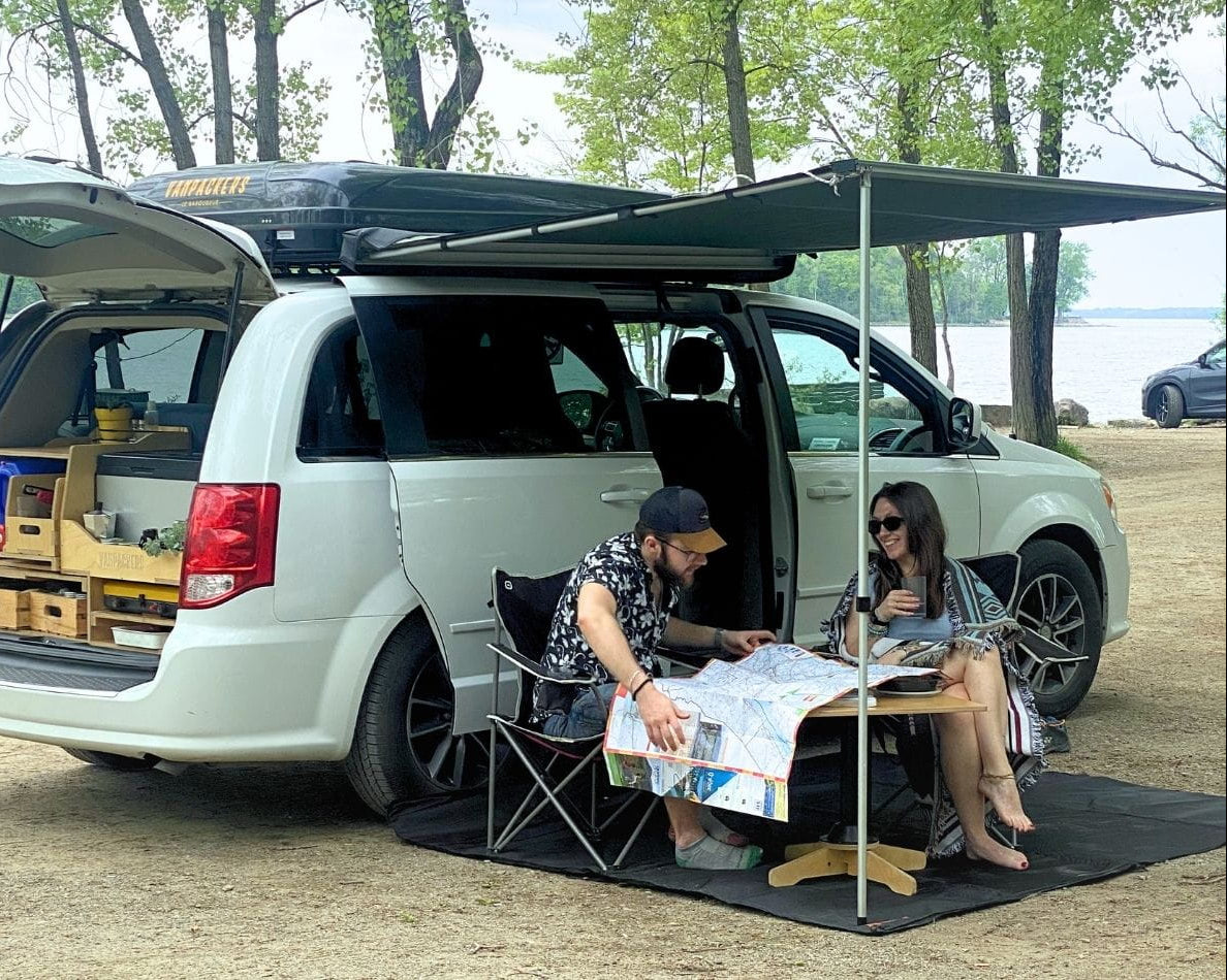 Vanpackers side awning open situation