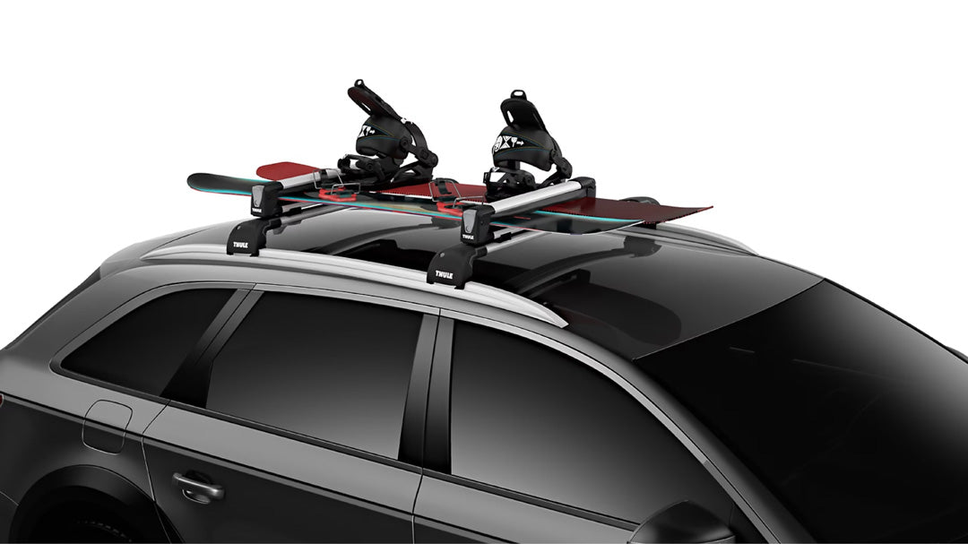 Fixations ski à fixer sur barres de toit véhicule - Équipement auto